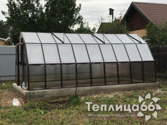 Теплица Рада Рица под поликарбонат, 3х8 метров