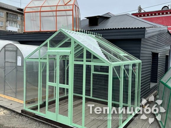 Теплица Рада Гарденикс 3 П под сотовый поликарбонат, ширина 3 м