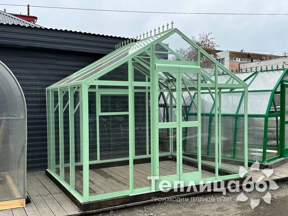Теплица Рада Гарденикс 3 П под сотовый поликарбонат, ширина 3 м