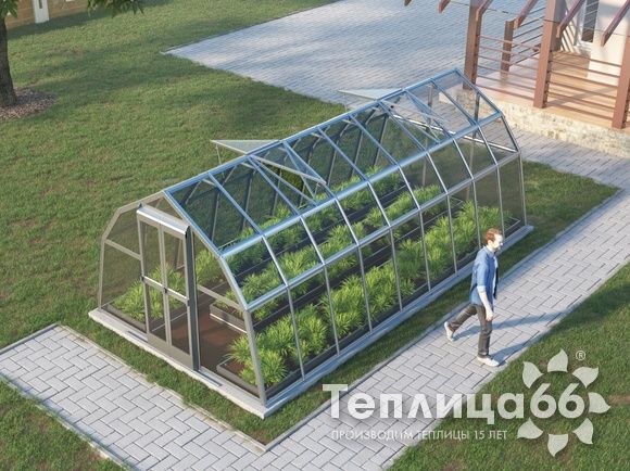 Теплица Рада Волга под стекло, 3х6 метров