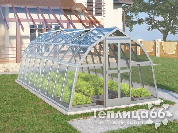 Теплица Рада Волга под стекло, 3х6 метров