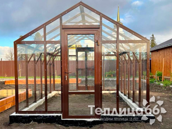 Теплица Рада Гарденикс 3 С (под стекло), ширина 3 м