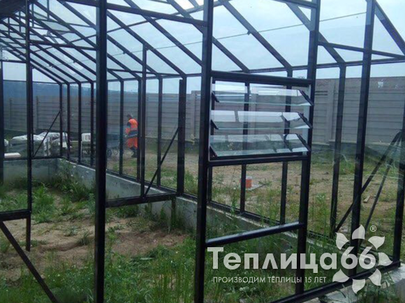 Теплица botanik maximum под стекло 3,6х5,6 м